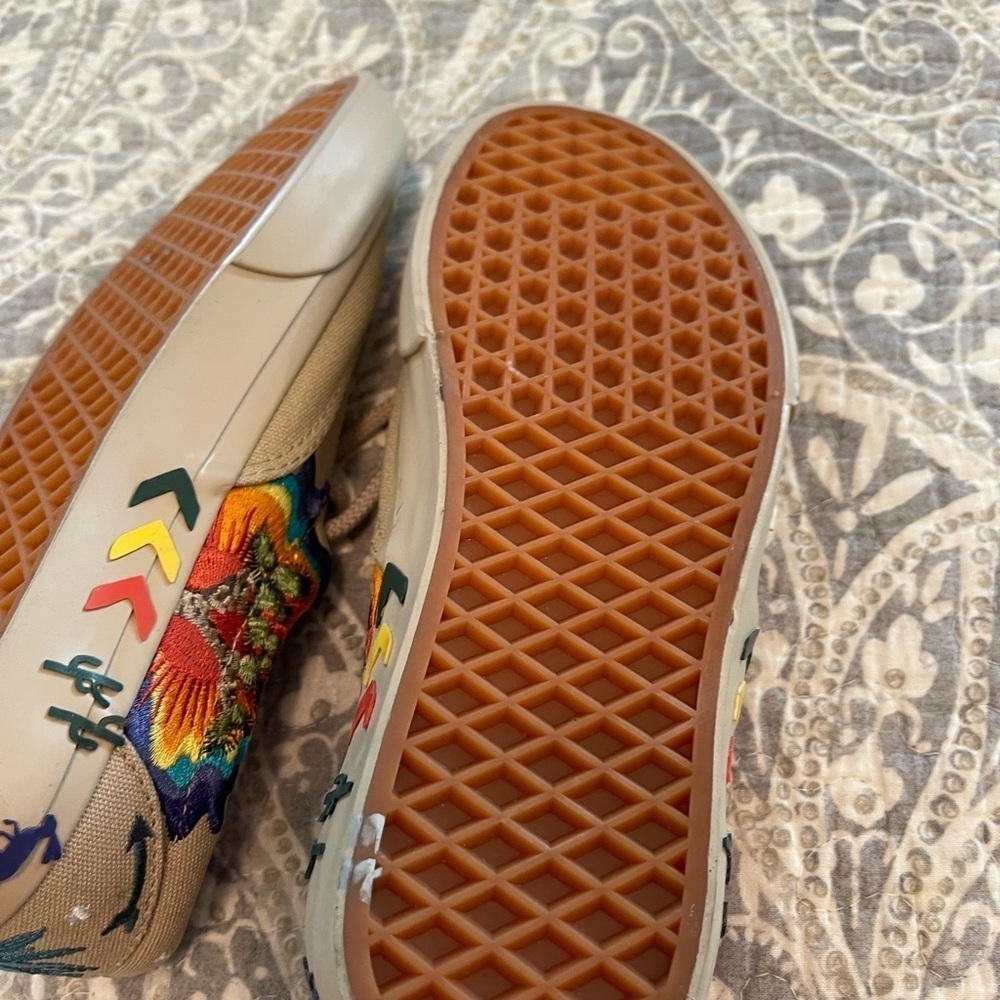 VANS Era Desert Embellish Sneaker Safari Tan Sz 5.5 men 7 women limited edition - Picture 7 of 8